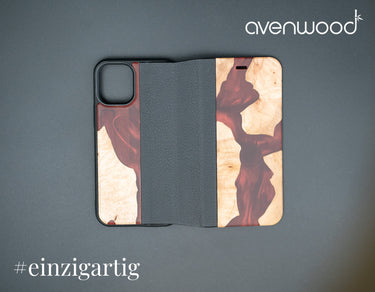 iPhone 12 Mini PORTO COLLECTION FLIPCASE 13030 Rot